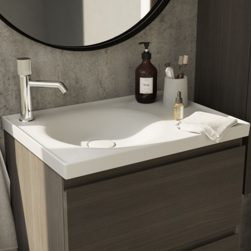 Umywalka meblowa GoodHome Kentia 60 cm biała
