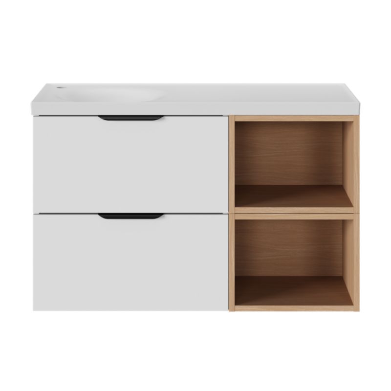 Umywalka meblowa GoodHome Kentia 60 cm biała