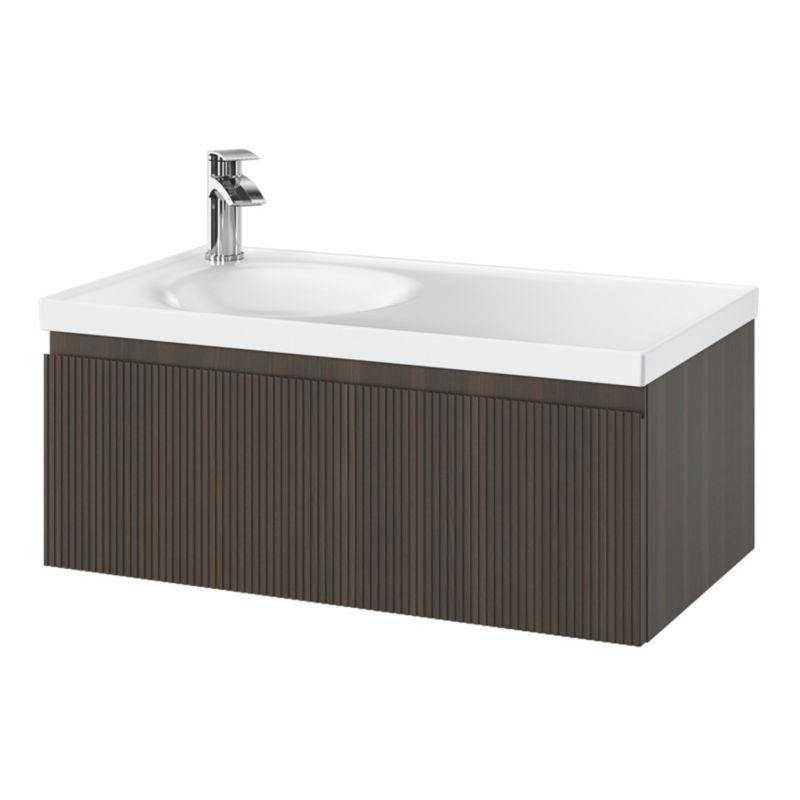 Umywalka meblowa GoodHome Kentia 80 cm biała