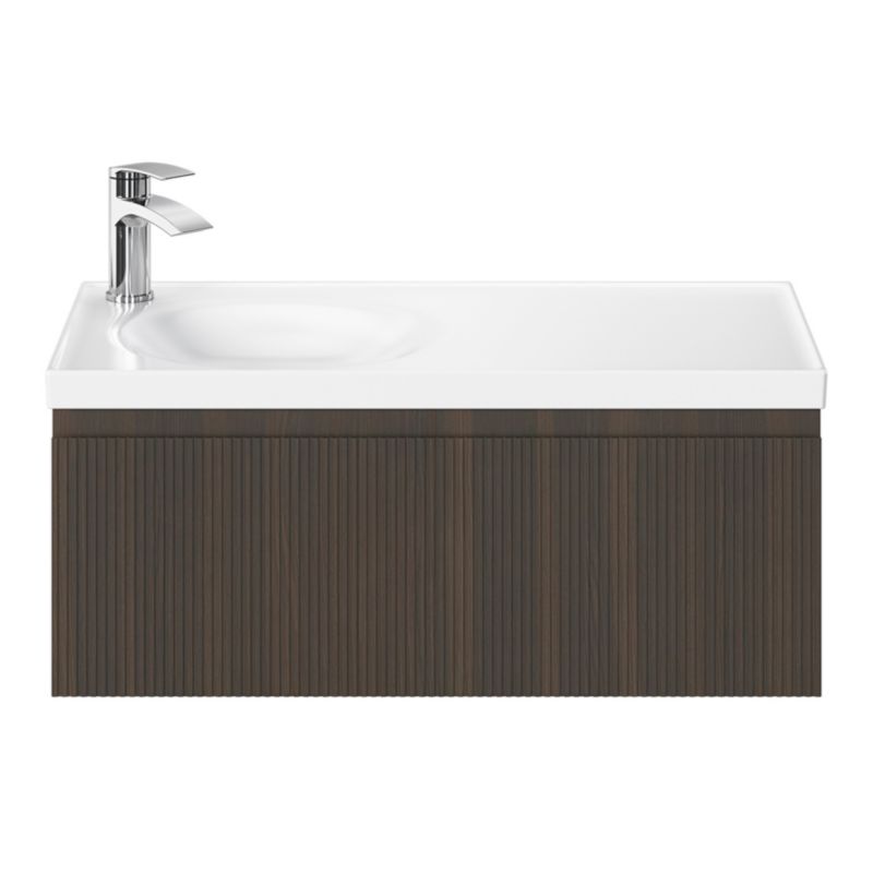 Umywalka meblowa GoodHome Kentia 80 cm biała