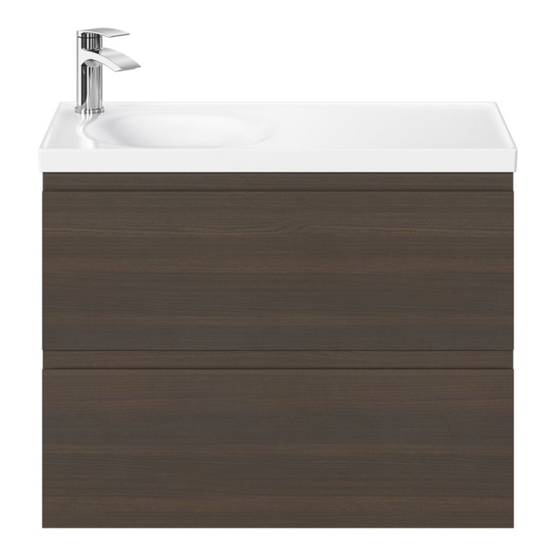 Umywalka meblowa GoodHome Kentia 80 cm biała