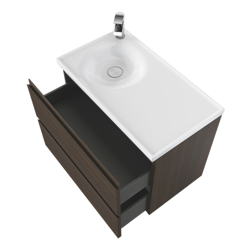Umywalka meblowa GoodHome Kentia 80 cm biała
