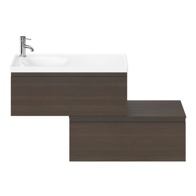 Umywalka meblowa GoodHome Kentia 80 cm biała