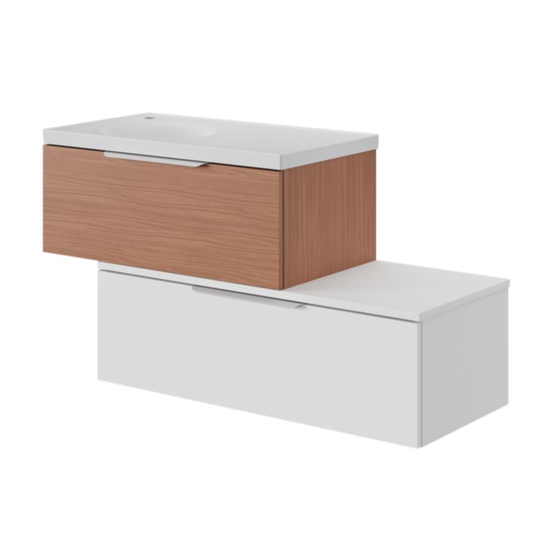 Umywalka meblowa GoodHome Kentia 80 cm biała