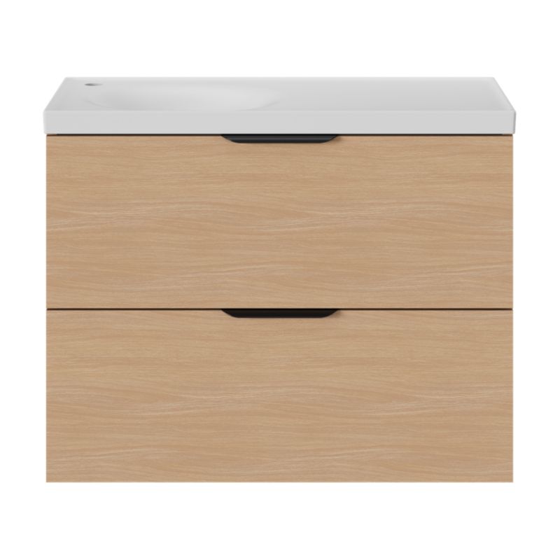 Umywalka meblowa GoodHome Kentia 80 cm biała
