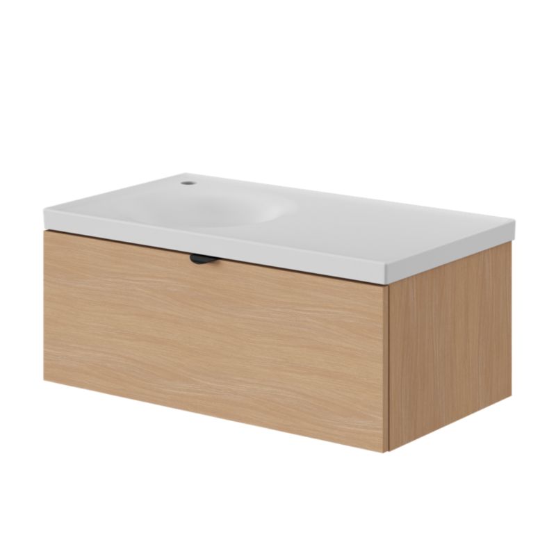 Umywalka meblowa GoodHome Kentia 80 cm biała