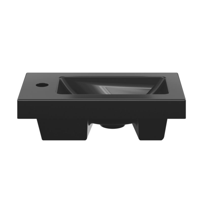 Umywalka meblowa GoodHome Nira 44 x 23,5 x 13 cm czarna