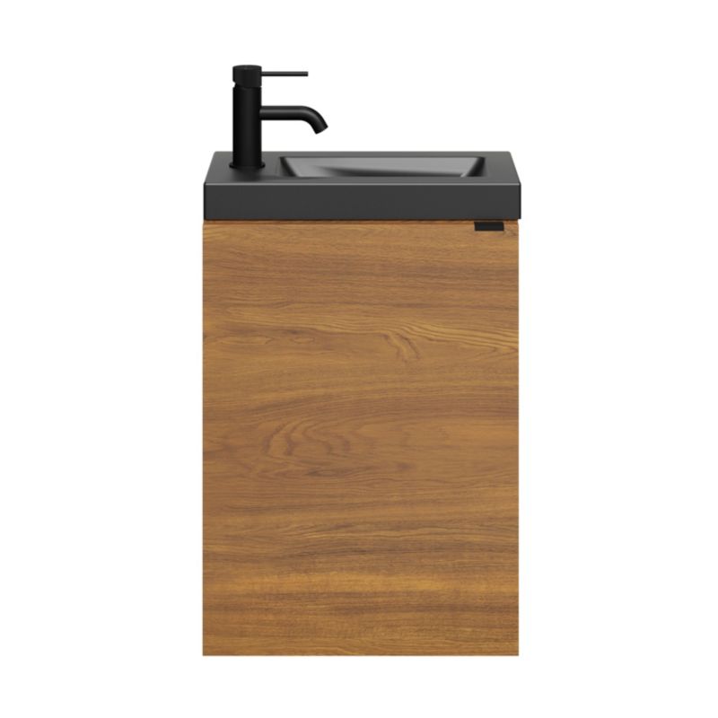 Umywalka meblowa GoodHome Nira 44 x 23,5 x 13 cm czarna