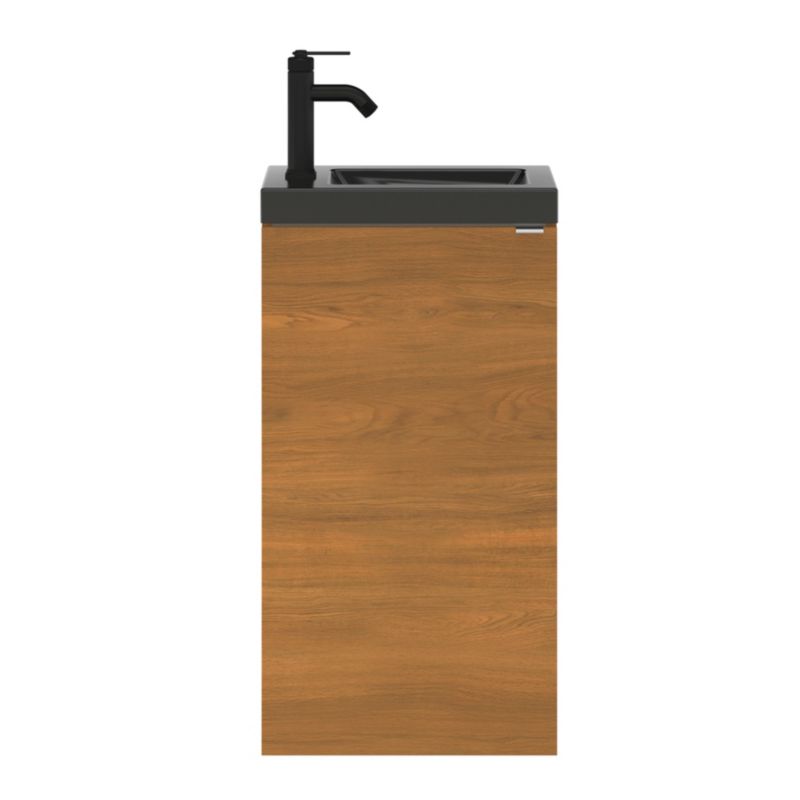 Umywalka meblowa GoodHome Nira 44 x 23,5 x 13 cm czarna