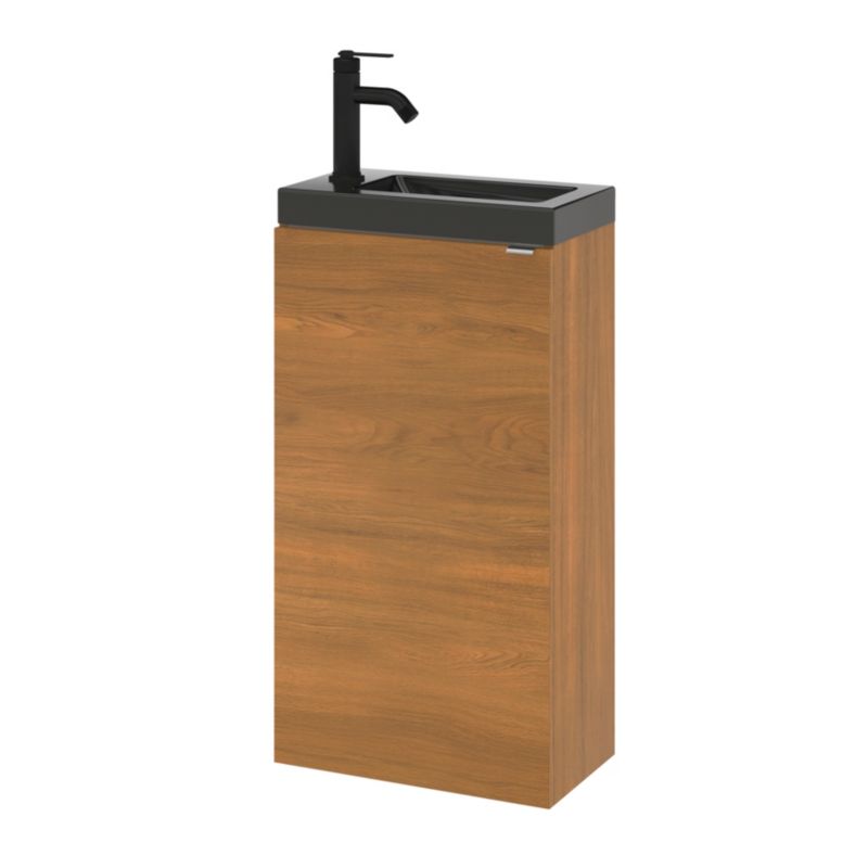Umywalka meblowa GoodHome Nira 44 x 23,5 x 13 cm czarna
