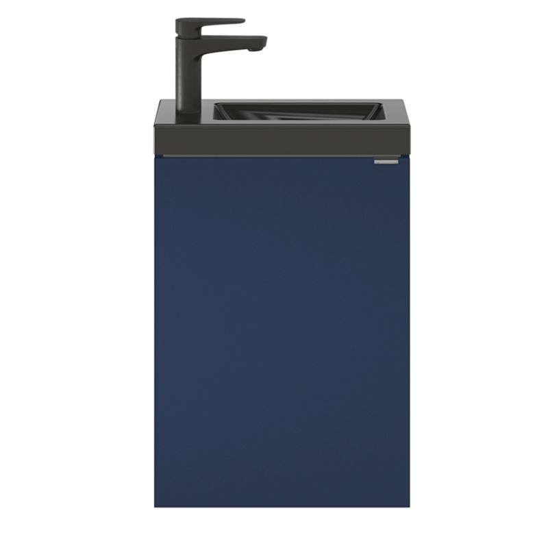 Umywalka meblowa GoodHome Nira 44 x 23,5 x 13 cm czarna