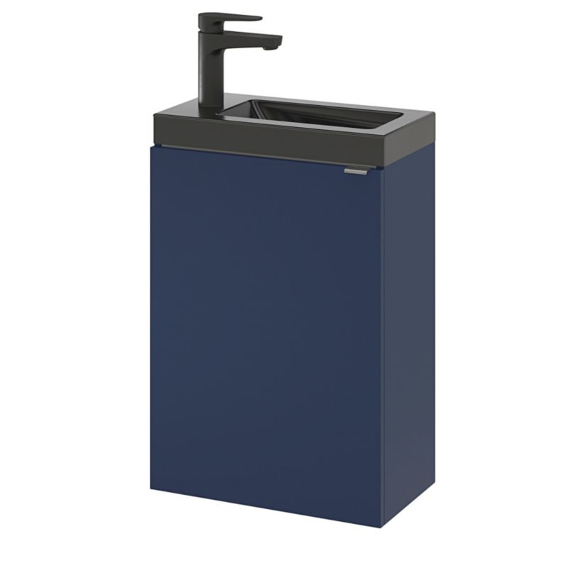 Umywalka meblowa GoodHome Nira 44 x 23,5 x 13 cm czarna