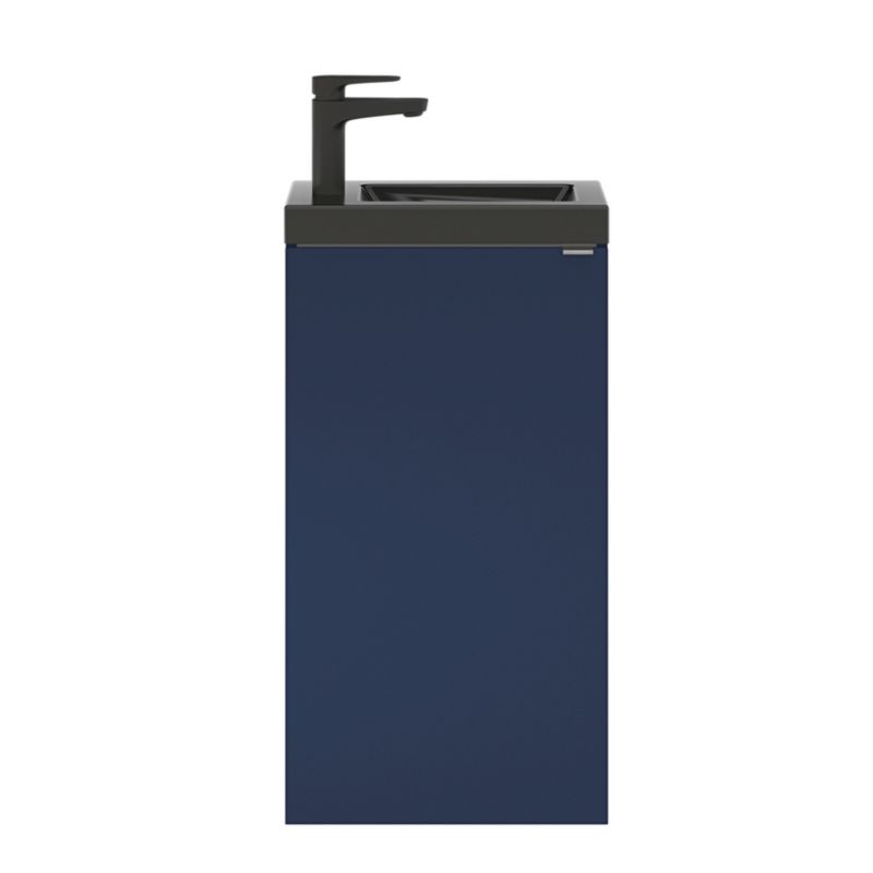 Umywalka meblowa GoodHome Nira 44 x 23,5 x 13 cm czarna