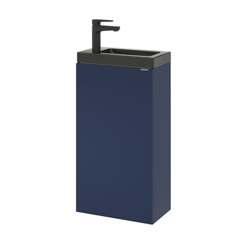 Umywalka meblowa GoodHome Nira 44 x 23,5 x 13 cm czarna