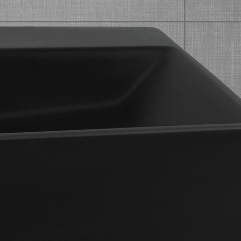 Umywalka ML-Design prostokątna ceramiczna nablatowa i wisząca ...