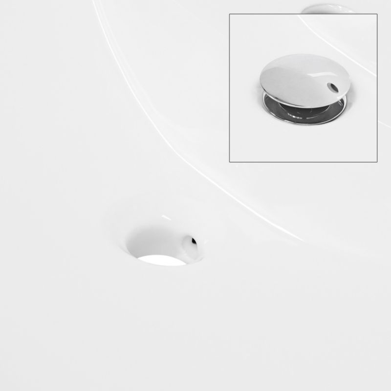 Umywalka ML-Design prostokątna ceramiczna wpuszczana w blat 610x460x165 ...