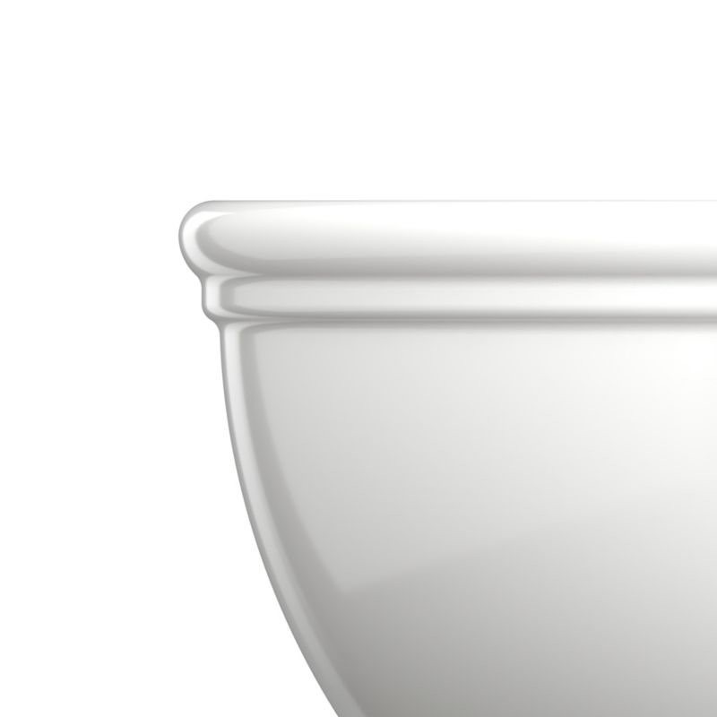 Umywalka nablatowa ceramiczna GoodHome Endell 35 cm biała