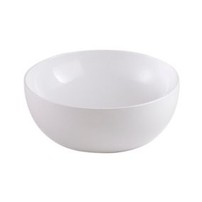 Umywalka nablatowa ceramiczna GoodHome Ondava 38,8 cm biała