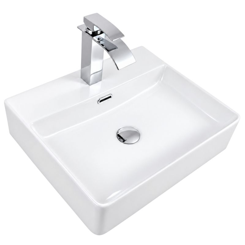 Umywalka nablatowa Estiva SANDA White biała 60x42x13 cm 1 szt.