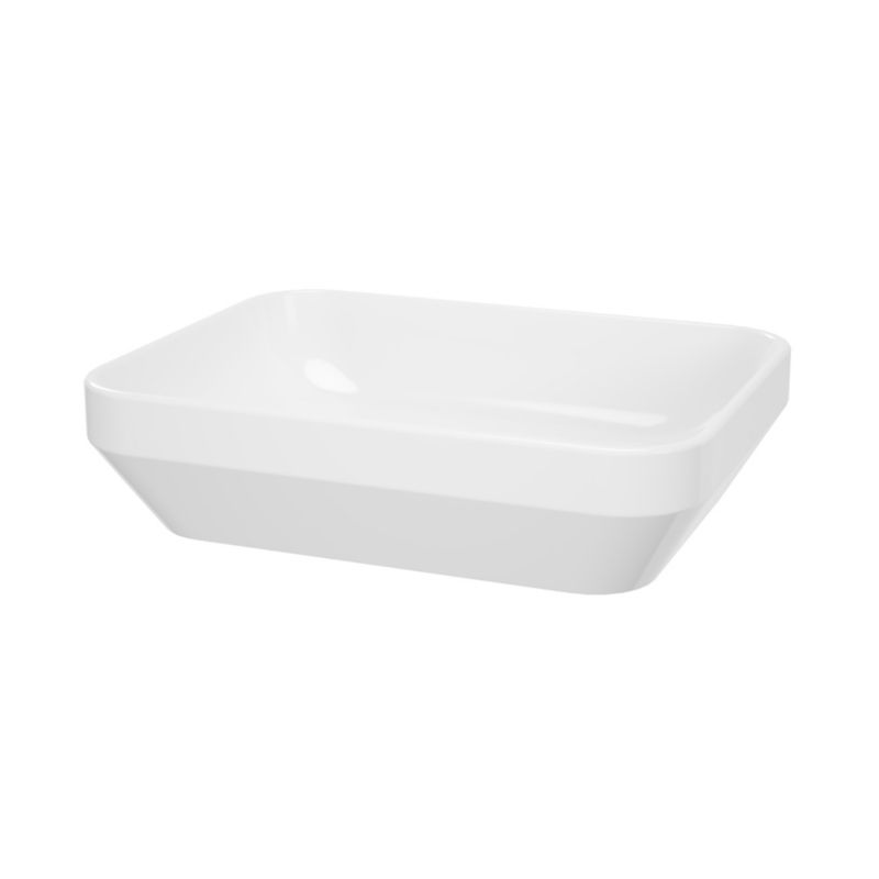 Umywalka nablatowa GoodHome Teesta 45 x 35 cm biała