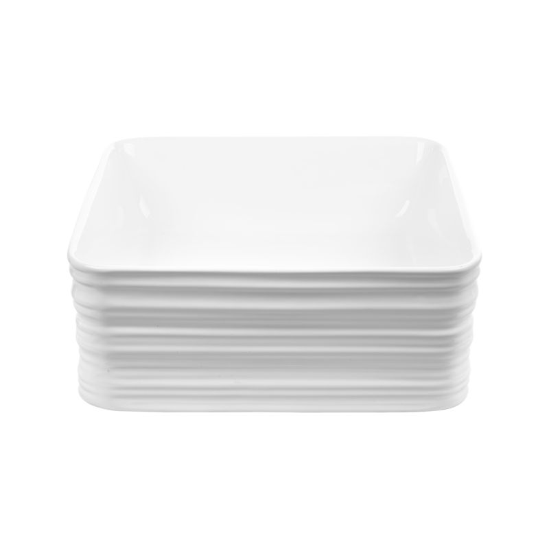 Umywalka nablatowa Invena Lipsi 38 cm, kwadratowa 1 szt.
