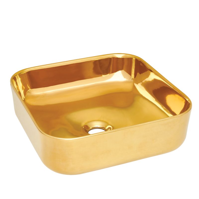 Umywalka nablatowa Invena Reja złota 1 szt.