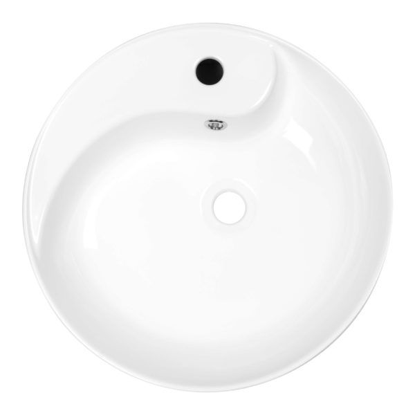 Umywalka nablatowa Kerra KR-09 z otworem na baterię 1 szt.