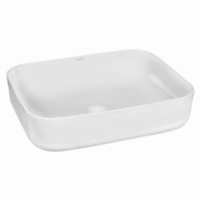 Umywalka nablatowa Kerra KR-384 biała 1 szt.