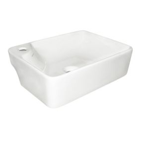 Umywalka nablatowa Kerra KR-44 biała 1 szt.