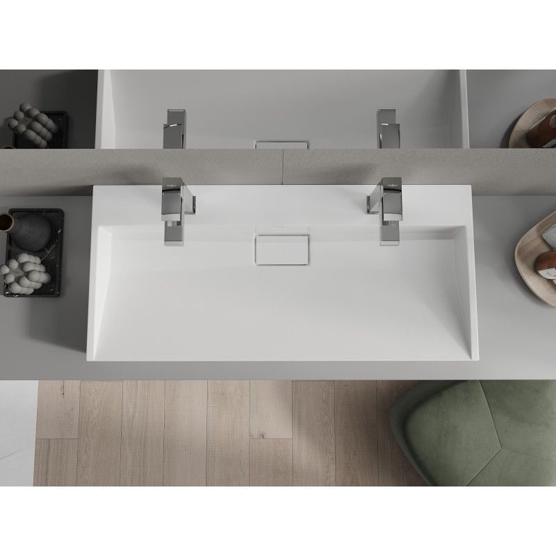 Umywalka nablatowa Mexen Ava biała 100x46 cm 1 szt.