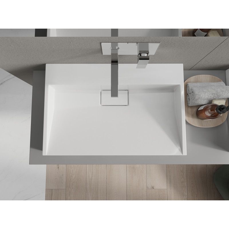 Umywalka nablatowa Mexen Ava biały 70x46 cm 1 szt.