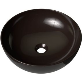 Umywalka nablatowa Ravak Ceramic Slim B 40 cm czarna