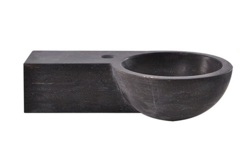 Umywalka Wiesbaden z kamienia mała lewa 40x23x10cm 1szt