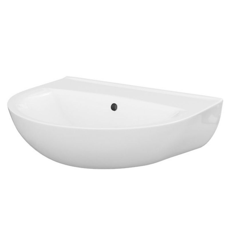 Umywalka wisząca Cersanit Mito President ceramiczna 50 cm bez otworu biała 1 szt.