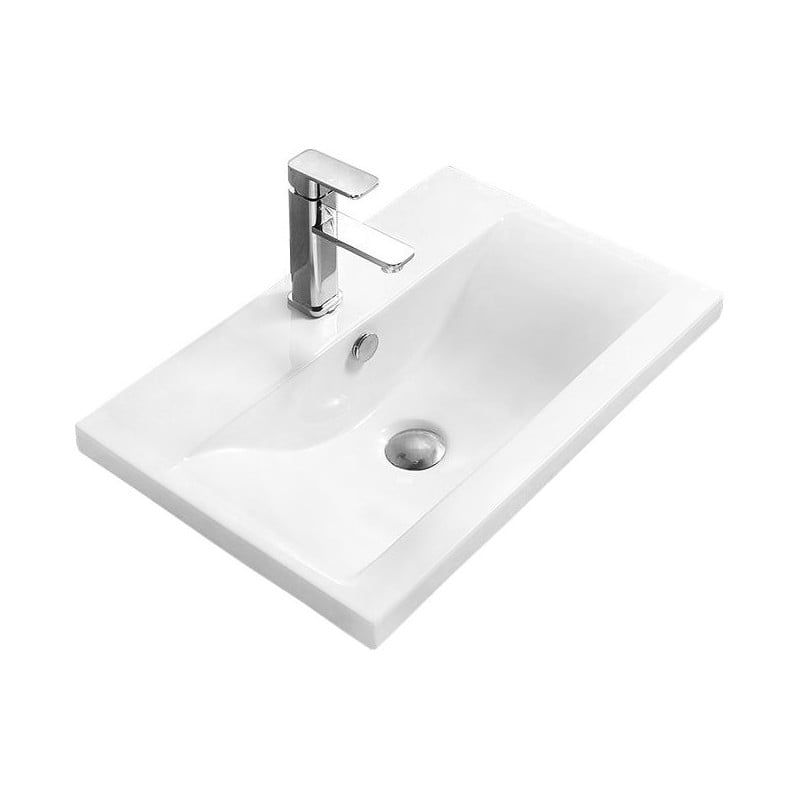 Umywalka wpuszczana w blat Mexen Emma 61 x 39 cm biała 1 szt.