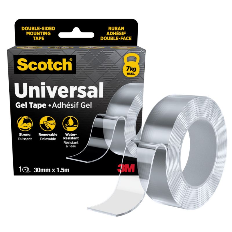 Uniwersalna taśma żelowa przezroczysta Scotch 30 mm x 1,5 m 1 rolka