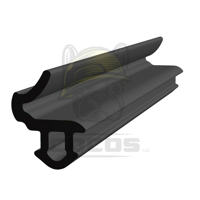 Uszczelka do okien KYCT EPDM WS009 1 m czarna 1 szt