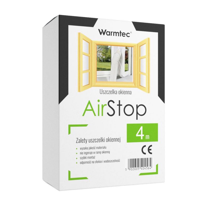 Uszczelka okienna do klimatyzatora przenośnego Warmtec AirStop 4 m 1szt.