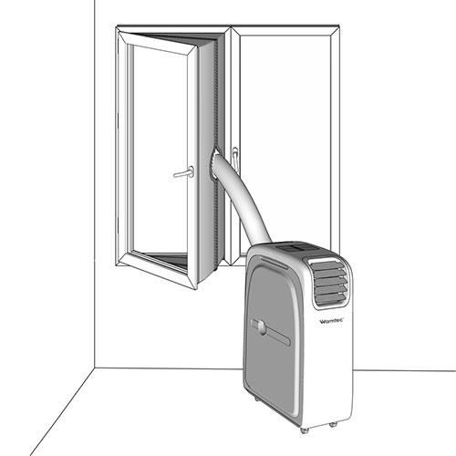 Uszczelka okienna do klimatyzatora przenośnego Warmtec AirStop 4 m 1szt.