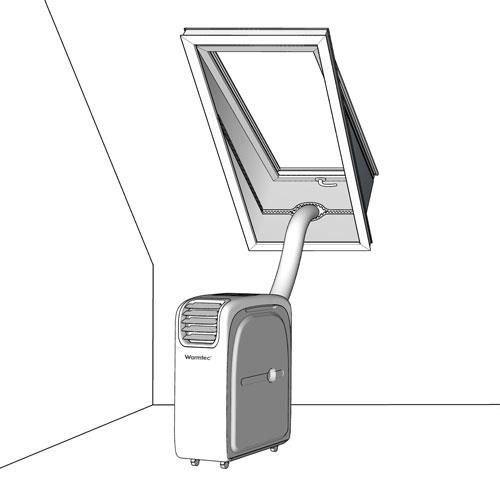 Uszczelka okienna do klimatyzatora przenośnego Warmtec AirStop 4 m 1szt.