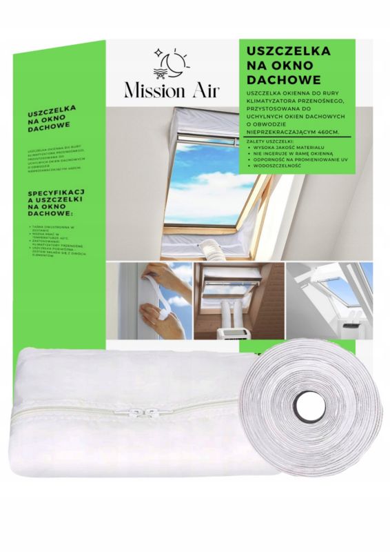Uszczelka okienna klimatyzatora na okno dachowe Mission Air 1 szt