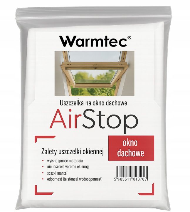 Uszczelka okienna Warmtec do klimatyzatora na okno dachowe Airstop DCH 1 szt.
