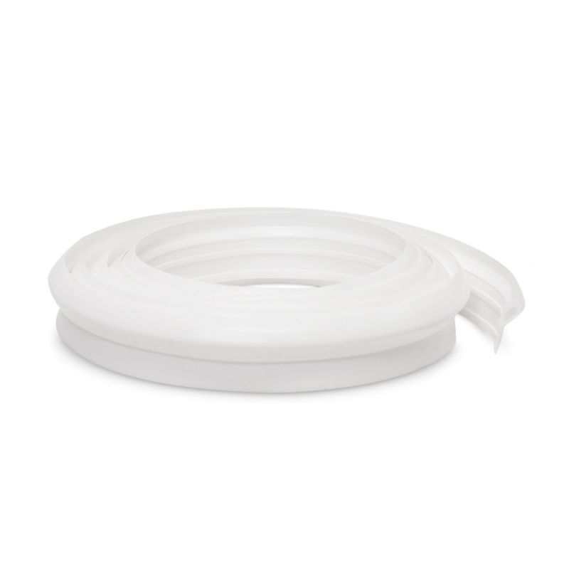 Uszczelka parapetowa PVC 25x17 mm QUEST, profil przyłączeniowy do parapetu metalowego - biały, 1 szt.