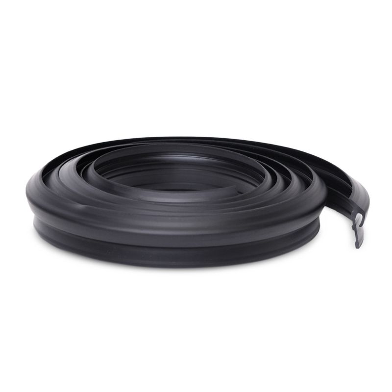 Uszczelka parapetowa PVC 25x17 mm QUEST, profil przyłączeniowy do parapetu metalowego - czarny, 1 szt.
