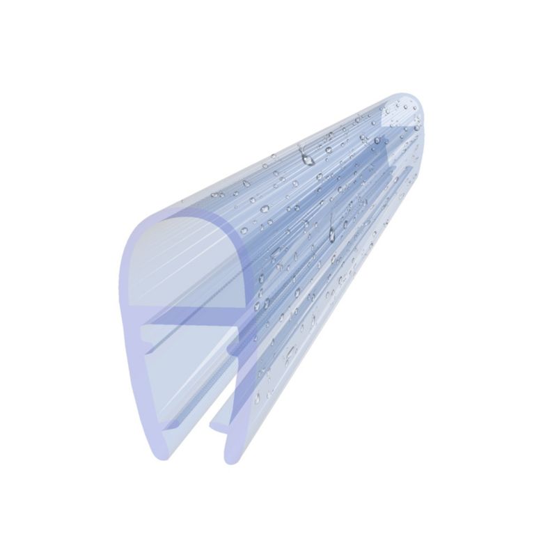 Uszczelka prysznicowa KYCT DK03 4 mm do szyby 120 cm transparentna PVC 1 szt