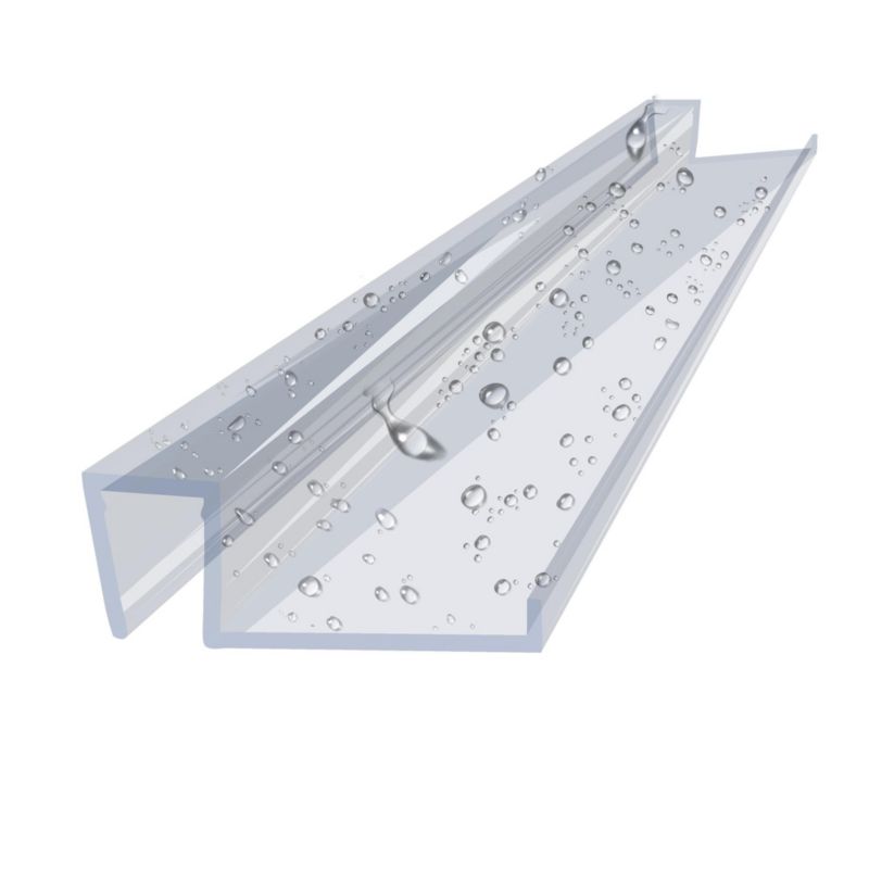 Uszczelka prysznicowa KYCT DK08 5 mm do szyby 80 cm transparentna PVC 1 szt