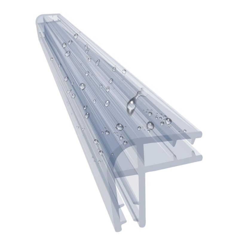 Uszczelka prysznicowa KYCT DK09 6-7 mm do szyby 130 cm transparentna PVC 1 szt