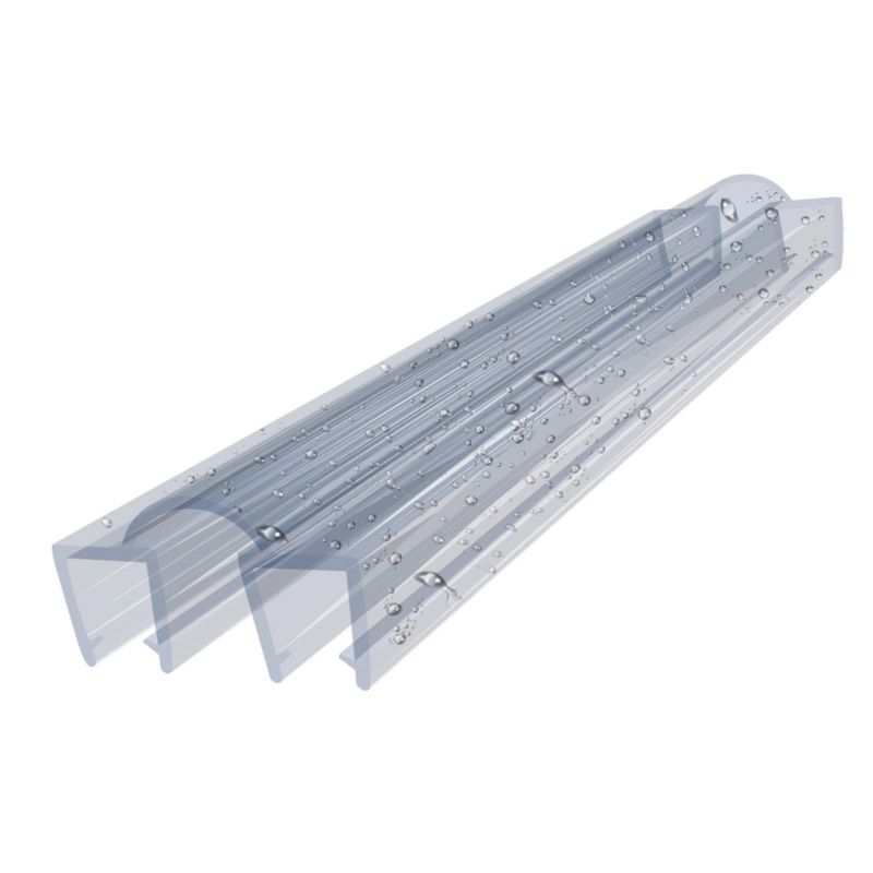 Uszczelka prysznicowa KYCT DK11 6 mm do szyby 110 cm transparentna PVC 1 szt