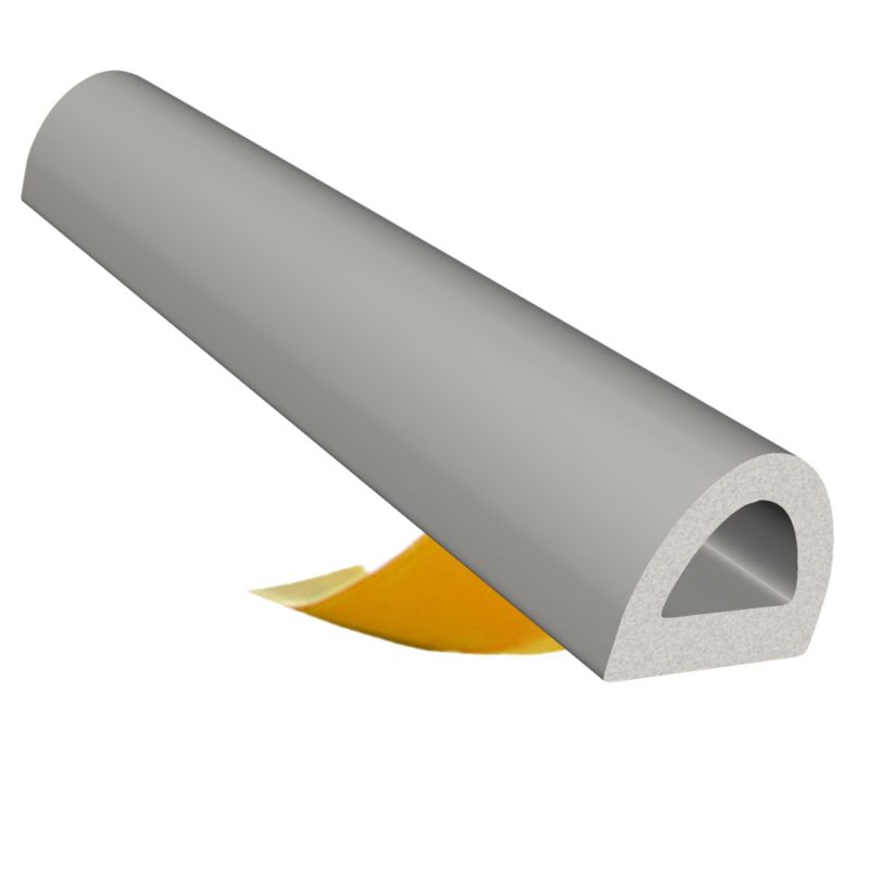 Uszczelka samoprzylepna KYCT EPDM do okien i drzwi D 9x7,5 mm 20 m szara 1 szt