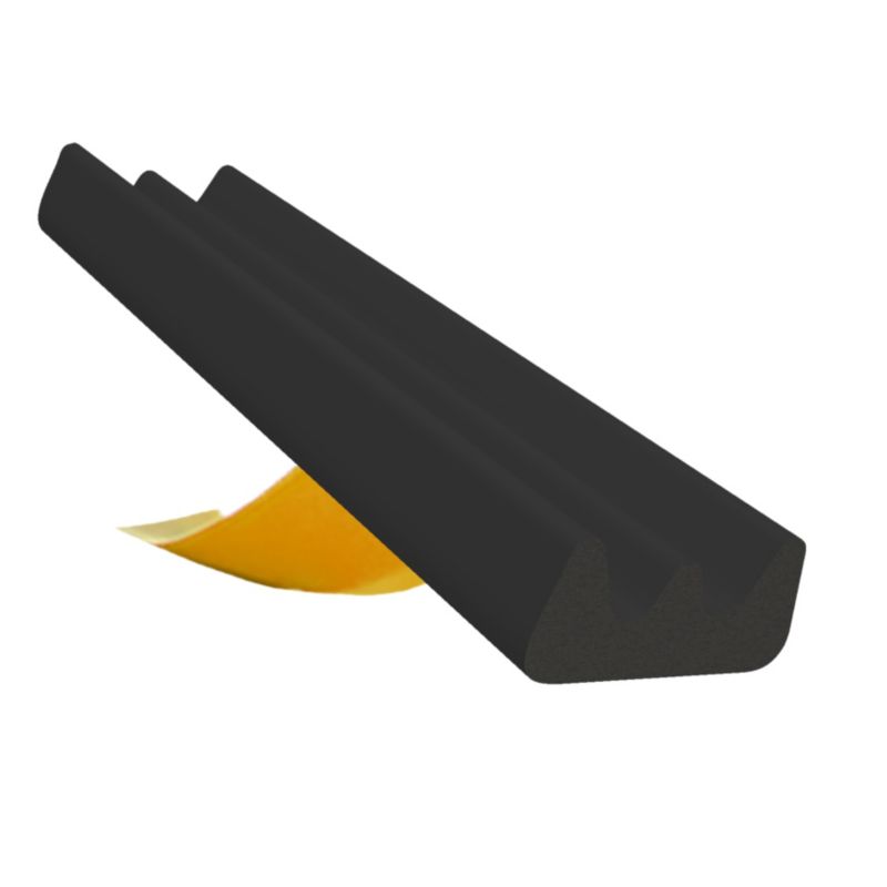 Uszczelka samoprzylepna KYCT EPDM do okien i drzwi E 9x4 mm 20 m czarna 1 szt